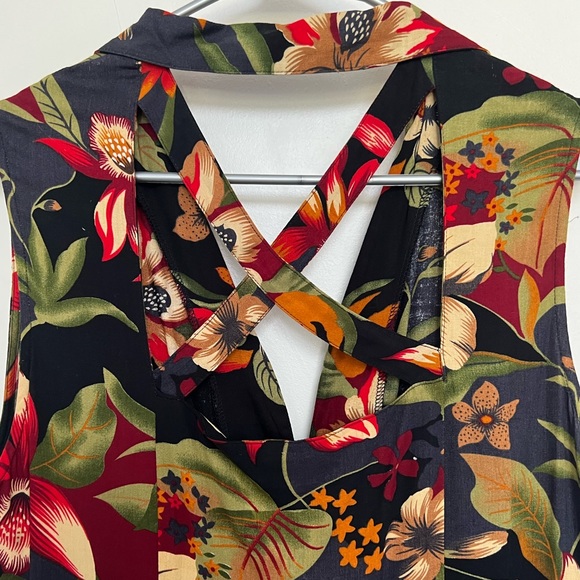 Vintage Floral 🌺 Button Maxi Dress 🖤 - Picture 4 of 10